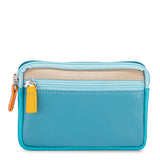 Small Leather Double Zip Purse Sardinia