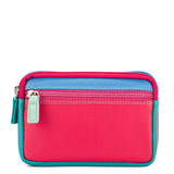 Small Leather Double Zip Purse Lipstick