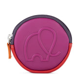 Round Coin Purse Sangria Multi