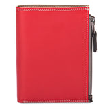 Portafoglio bifold con doppia tasca zip Roma