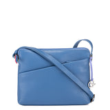 Borsa a tracolla piccola Milano Pitch Blue