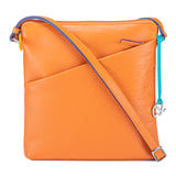 Milano Vertical Crossbody Orange