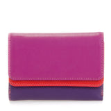 Double Flap Purse/Wallet Sangria Multi