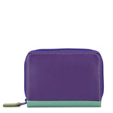 Porta carte di credito con zip Orchid