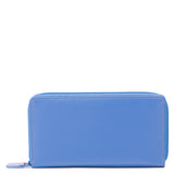Large Double Zip Wallet Viola