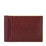Men's Bi-fold CC Holder Brown-Yellow