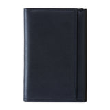 Men's Tri-fold Wallet with Zip Nappa Black