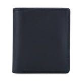 Portafoglio da uomo Bi-fold con scomparto estraibile Nappa Nero