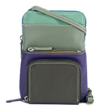 Crossbody Tri-Zip Orchid