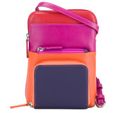 Crossbody Tri-Zip Sangria Multi