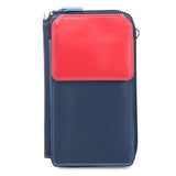 Porte-monnaie multifonction zippé à bandoulière Royal