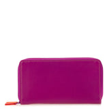 Large Double Zip Wallet Sangria Multi