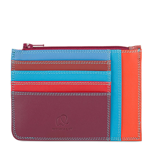 Slim Credit Card Holder with Coin Purse Pompeii