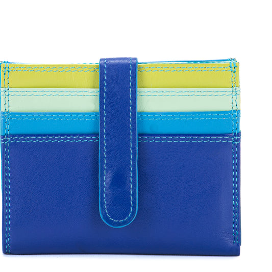 Small Card Wallet with Tab Seascape