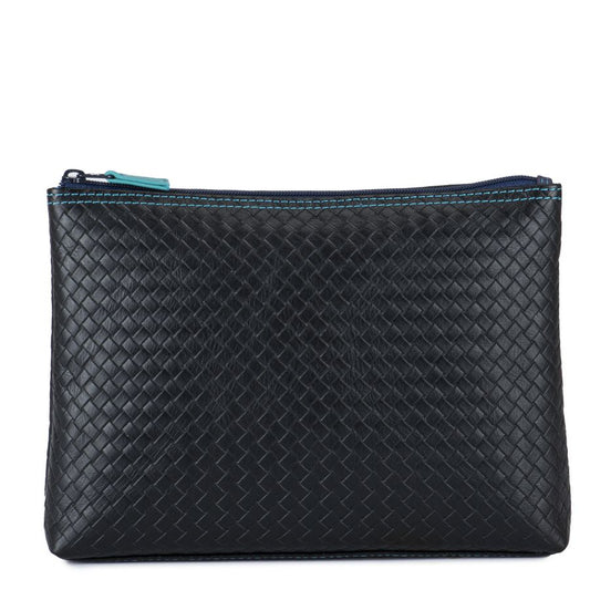 Make-Up Case Grande Linea Embossed Nappa Black Pace