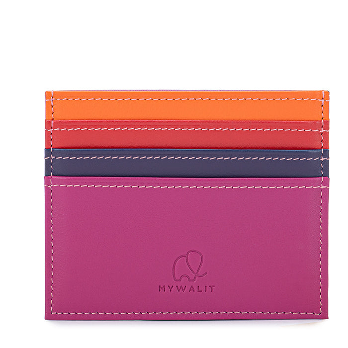 Double Sided Credit Card Holder Sangria