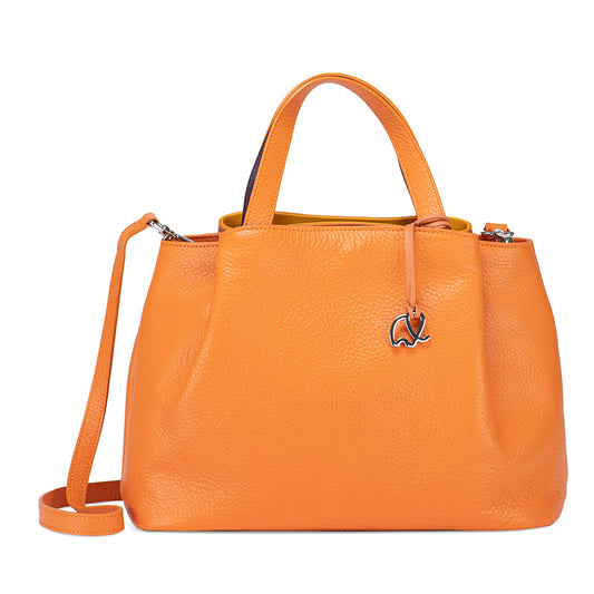 Verona Medium Grab Handle Orange