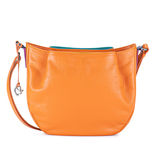 Verona Across Body Hobo Orange