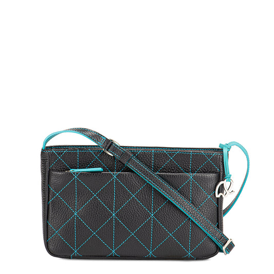 Pienza Small Cross Body Bag Black