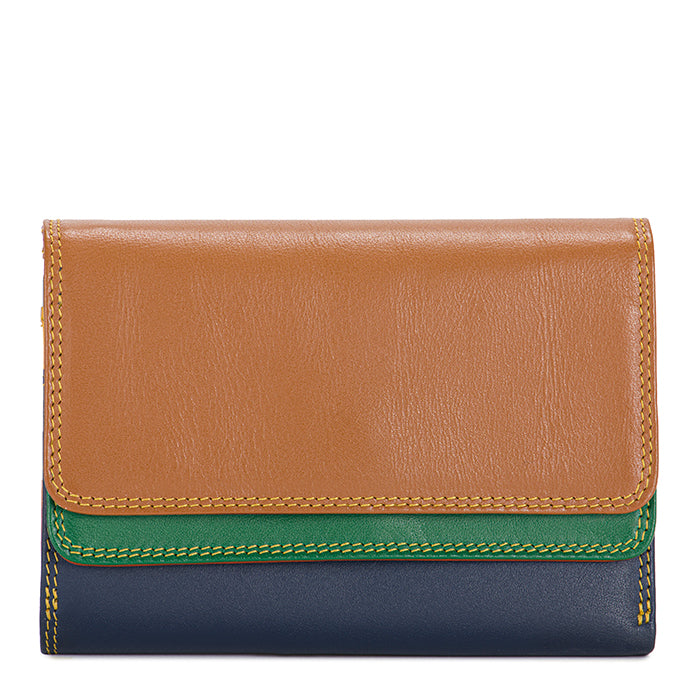 Double Flap Purse Wallet Bosco