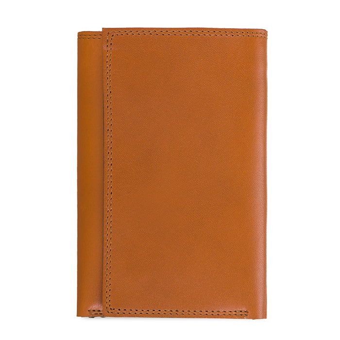 Tri fold Wallet Zip Olive