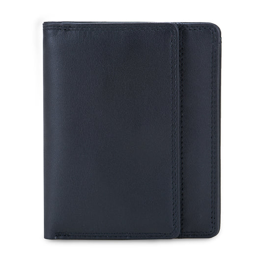 Men's Wallet w/Coin Tray Nappa Black