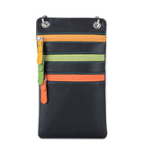 Organiser con tripla zip da collo Black Pace