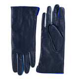 Gants longs (taille 7.5) Bleu