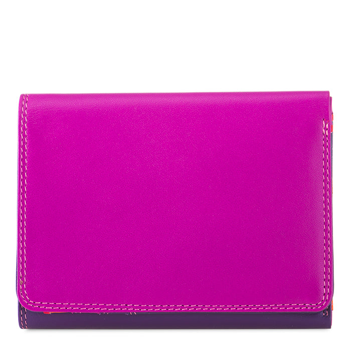 Medium Tri fold Wallet Sangria