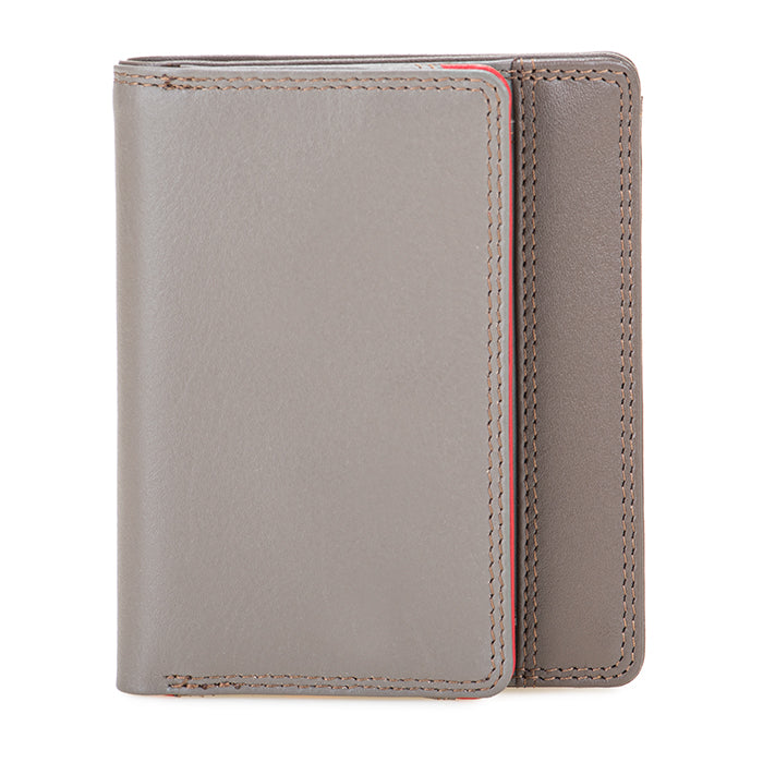 Wallet w Coin Tray Nappa Fumo