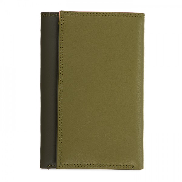 Portefeuille Compact Olive