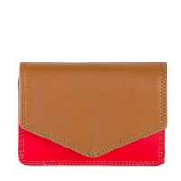 Tri-fold Leather Wallet Caramel