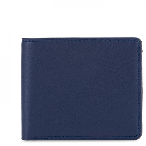 Portefeuille standard horizontal RFID pour homme Nappa Notte