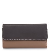 Tri-fold Zip Wallet Mocha