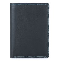Vertical BiFold Wallet with Coin Pocket Black Pace