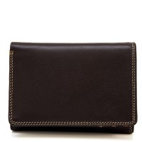 Men's Tri-fold Leather Wallet Safari Multi