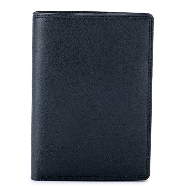 Vertical BiFold Wallet with Coin Pocket Black