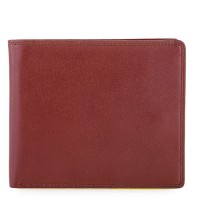RFID Large Men's Wallet with Britelite Brown-Yellow