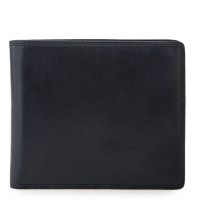 RFID Large Men's Wallet with Britelite Black-Blue