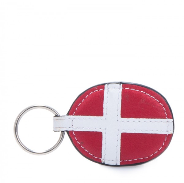 Porte-clés avec drapeau Danemark