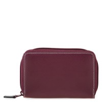 Medium Leather Zip Around Wallet Chianti