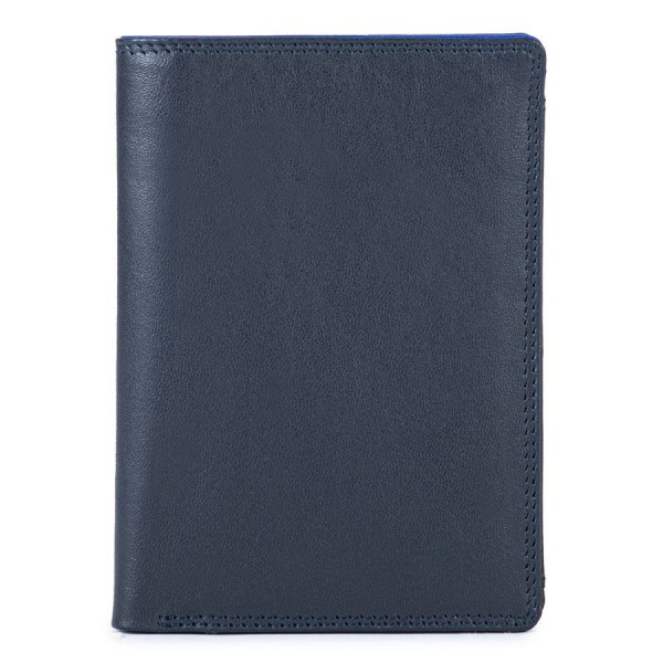 Vertical BiFold Wallet with Coin Pocket Midnight
