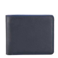 RFID Standard Men's Wallet with Coin Pocket Nappa Midnight