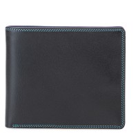 RFID Large Men's Wallet with Britelite Nappa Black Pace