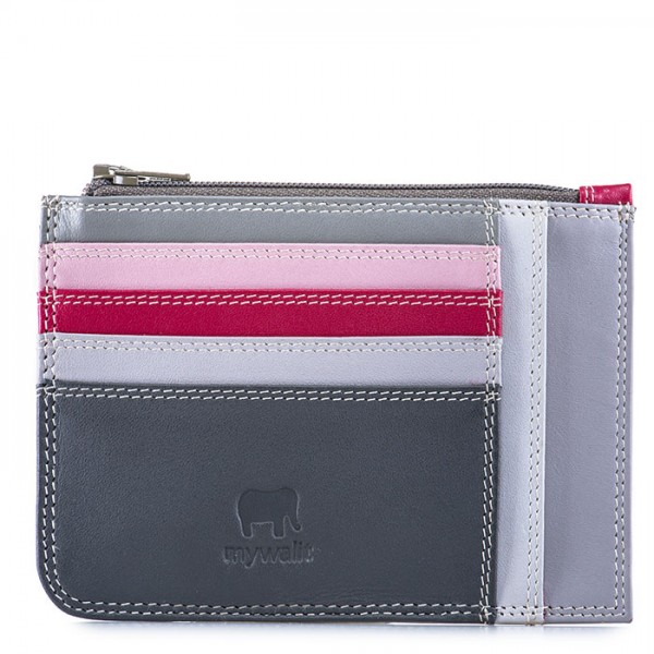 Slim Credit Card Holder with Coin Purse Storm