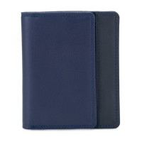 RFID Men's Wallet w/Coin Tray Nappa Notte