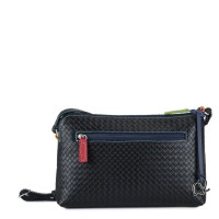 Embossed Nappa Small Cross Body Black Pace