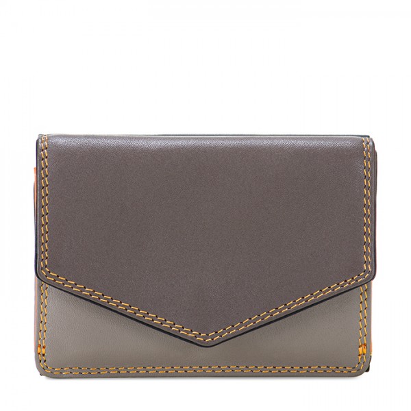 Tri-fold Leather Wallet Fumo