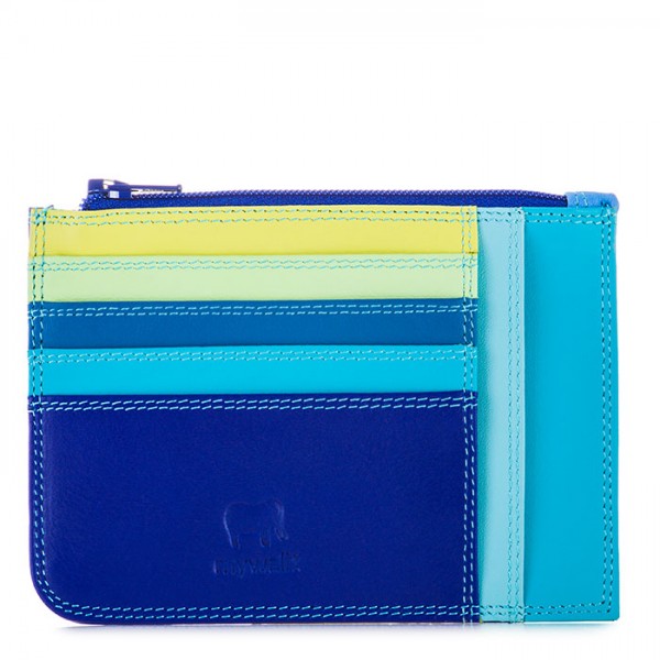 Slim Credit Card Holder with Coin Purse Seascape