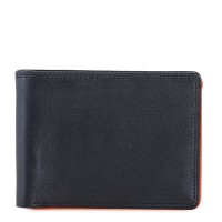 RFID Men's Jeans Wallet Black-Orange